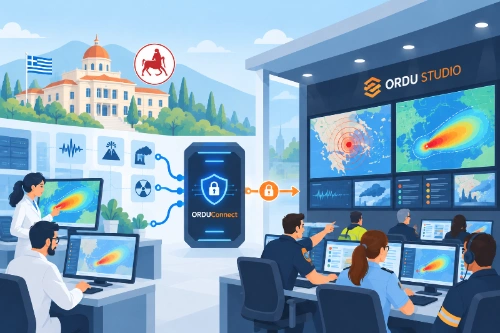 Kuidas ORDU Connect toob Thessaly ülikooli maavärina- ja gaasipilvemodelleerimise käimasolevasse intsidenti Secured Verified 3rd Party (SV3P) marsruudi kaudu, et iga asutus näeks sama usaldusväärset analüüsi samal ajal.